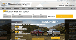 Desktop Screenshot of momentumchevrolet.com